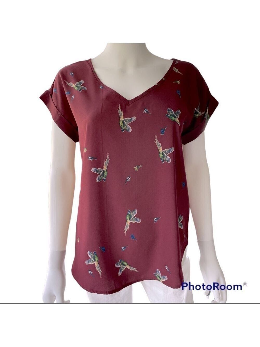 Coverstiched Pheasant Top Size Small